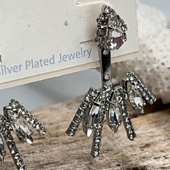 DEW Silver Plated Dangle  Earrings $16ea / 3 for $25 - Picture 1 of 9